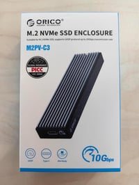 ORICO M.2 NVMe SSD külső ház USB-C 10Gbps, PCIe kompatibilis, 2230-2280 méretekhez 7