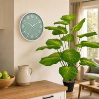 Beköltözős falióra-varázs: modern falióra + 75 cm műpálma cserépben 1