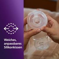Philips Avent elektromos dupla mellszívó - Hordozható anyatej fejő 5 tárolózacskóval, 2 cumisüveggel, BPA-mentes (SCF398/31) 5