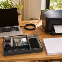 Set za uredski kutak: 1x USB kabel 3m + 1x organizator s 6 pretinaca + 100x A4 papir 1