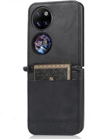 Huawei P50 Prémium Bőr Flip Tok - Kártyatartós, Állványos, Mágneszáras 2