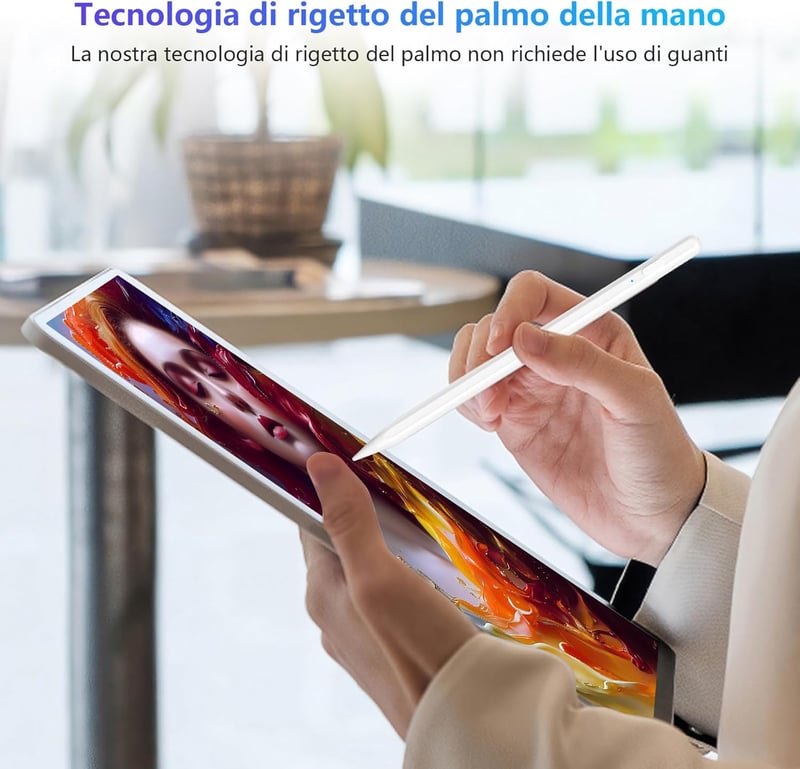 Apple iPad ceruza 2018-2022 modellekhez - KBCASE dönthető érintőceruza tenyérfelismerés-védelemmel