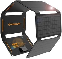 ETFE Összehajtható 40W Napelemes Töltő, 3 USB Porttal, Kempingezéshez 1
