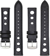 BISONSTRAP Rally Férfi Bőr Óraszíj 20mm Választható Szélességben - Prémium Minőségű Csereszíj Karórákhoz 3