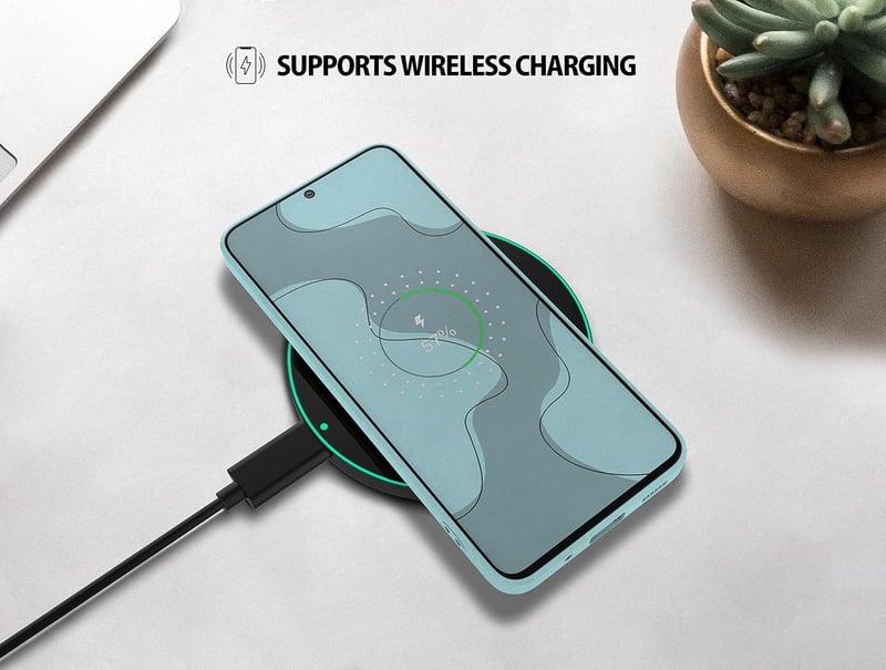 Samsung Galaxy S23 Vékony Szilikon Tok - MyGadget Karcsú Védőtok Mattított Világoskék