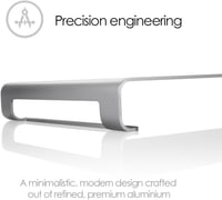 Desire2 alumínium monitor állvány iMac, MacBook és PC-hez - ezüst 2
