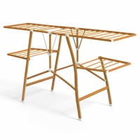 Uscător de rufe pliabil VOUNOT 165x56x90 cm, lungime de uscare 20 m, max. 25 kg — fără bare îndoite (stare: vezi a 2-a imagine) 5