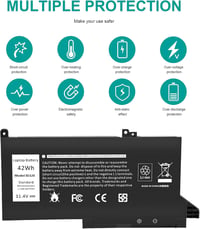 Dell Latitude 7000 sorozatú laptop akkumulátor 42WH, 6 cellás 5