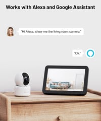 GALAYOU 2K Beltéri Biztonsági Kamera - Bébiőr, Kisállat Figyelő, WiFi Kamera 360° Látószöggel, Kétirányú Hanggal, Alexa és Google Home Kompa 8