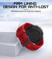 MoKo Szilikon Szíj Amazfit T-Rex/T-Rex Pro Okosórához - Puha Sportpánt Csavarhúzókkal, Csereszíj Okosóra Kiegészítő 5