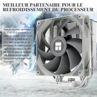 Thermalright Assassin King 120 SE CPU hűtő - 5 heatpipe, csendes ventilátor, AMD/Intel kompatibilis 2