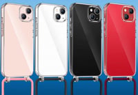 Apple iPhone 11 Pro Max Átlátszó Menta Zöld Védőtok Nyakpánttal 4