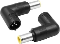 QIANRENON 90 fokos laptop töltő adapter, 7.9x5.5mm, 2db-os csomag 1