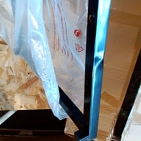 JURMERRY Voľne stojaci držiak na uteráky, 5-poschodový, čierny kov — Na podstavci je mierne zakrivenie (stav: pozri 2. obrázok) 2