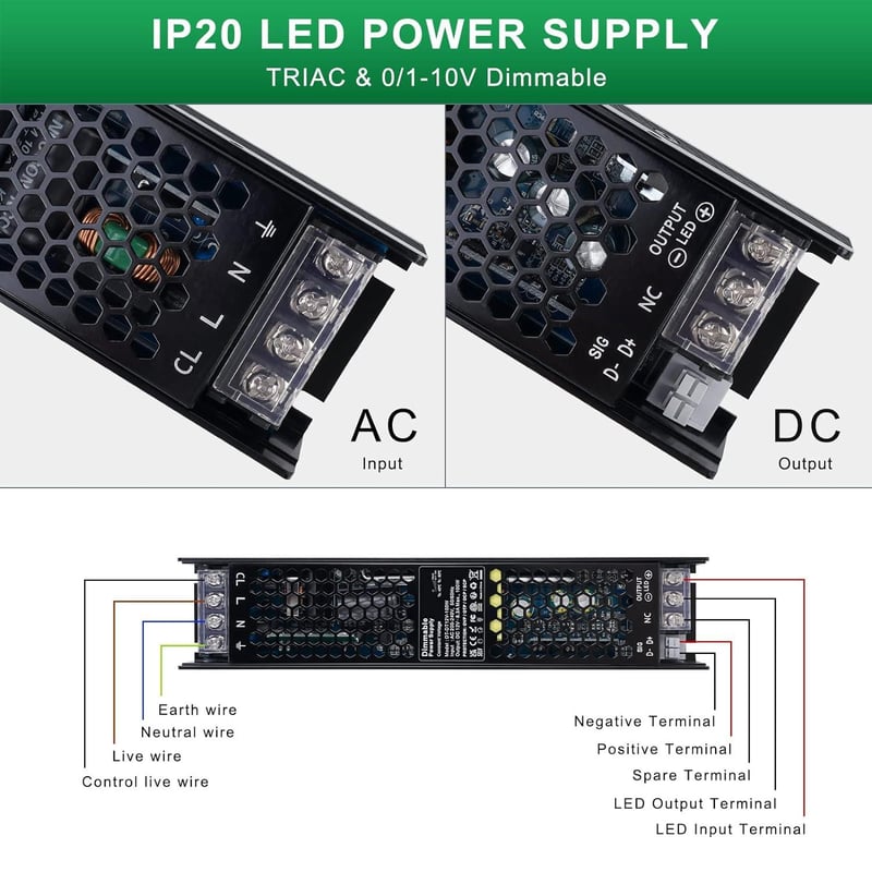 REYLAX 12V 100W Dimmelhető LED Tápegység Transzformátor