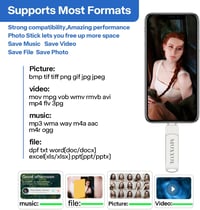 iPhone USB pendrive 64GB, 3 az 1-ben, iOS/Android/PC kompatibilis 7