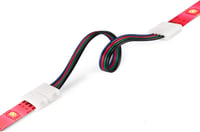 Plozoe LED Szalag Csatlakozó Készlet - 10mm RGB 5050 LED Szalaghoz - Sarokelem, Hosszabbító, Rögzítőklipszek - Beltéri Színváltós Világítás 2