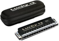 Lucky 13 szájharmonika, 13 lyukú basszus és blues hangszer, C-mollban 2
