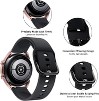 Samsung Galaxy Watch 3 41mm-es Aimtel szilikon szíj 6