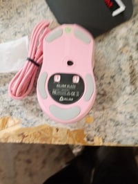 Mouse de gaming wireless KLIM Blaze, roz, 6000 DPI, reîncărcabil, utilizabil cu și fără cablu – fără stick (stare: vezi a doua imagine) 3
