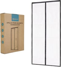 Apalus Prime Mágneses Szúnyogháló Ajtóra 120x210 cm - Átlátszó, Szakadásálló, Időjárásálló Rovarháló Erkélyajtóra Erős Mágnesekkel és 3,8 cm 6