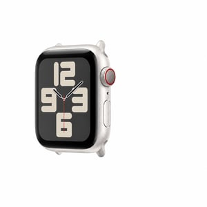 Apple Watch SE (2. generacija, 2023) GPS + Cellular 40 mm pametni sat, kućište od aluminija u boji starlight — Bez remena (stanje: vidi 2. sliku)