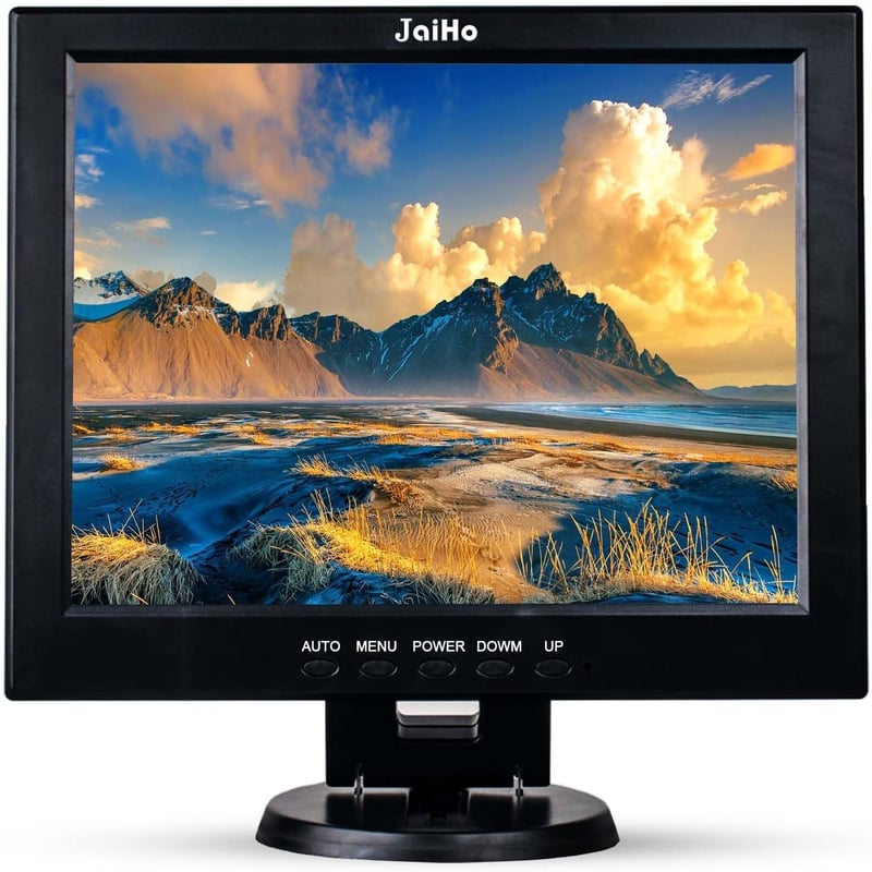 JaiHo 12" CCTV monitor HDMI/VGA/BNC csatlakozókkal, biztonsági kamerákhoz