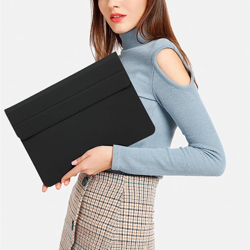HYZUO 13,3-14" Állítható Laptop Tok MacBook Pro 14" M3/M2/M1 és Surface Laptop 5 Kompatibilis - Fekete