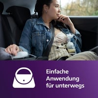 Philips Avent elektromos dupla mellszívó - Hordozható anyatej fejő 5 tárolózacskóval, 2 cumisüveggel, BPA-mentes (SCF398/31) 4