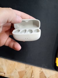 Căști True Wireless JVC HA-NP1T-W NearPhones cu carcasă de încărcare, culoare alb-crem, compatibile Bluetooth 5.3 3