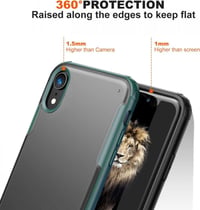 iPhone XR Fekete Védőtok - Ütésálló Szilikon Hátlap 5