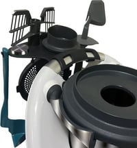 Thermomix TM6 és TM5 Kiegészítő Tartó - 6 Részes Fekete Multifunkciós Tároló 1