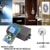 DieseRC 433MHz-es távirányítós rádiófrekvenciás relé kapcsoló, 220-240V, 1500W, 2 adóval 3