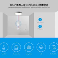 SONOFF BASICR2 5db Okos WiFi Kapcsoló - Alexa és Google Home Kompatibilis 3