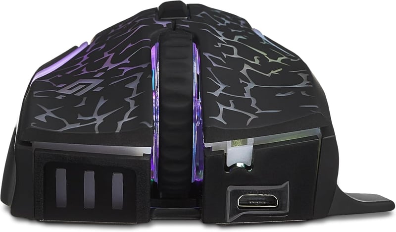 Defender Oneshot vezeték nélküli RGB gamer egér, 3200 DPI, 240 órás akkumulátor, fekete