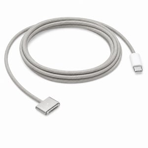 Apple USB-C MagSafe 3 kabel za punjenje, 2 m, pleteni, kompatibilan s MacBook Air i MacBook Pro uređajima — boja je izblijedila (stanje: vidi 2. sliku)
