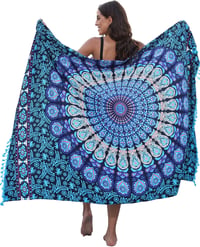 UMIPUBO Női Strandkendő - Nyári Bikini Takaró, Boho Pareo 180x130cm 2