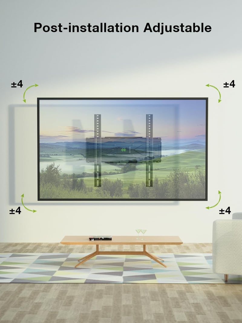 USX-MOUNT dönthető, forgatható TV fali tartó 32-70" LED, OLED, plazma TV-hez, 50kg-ig