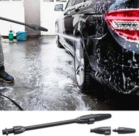 NIYATA Nagynyomású Mosólándzsa Állítható Szórófejjel - Kompatibilis Kärcher K2 K3 K4 K5 K6 K7 Magasnyomású Mosókkal, 42,4 cm, Fekete 3