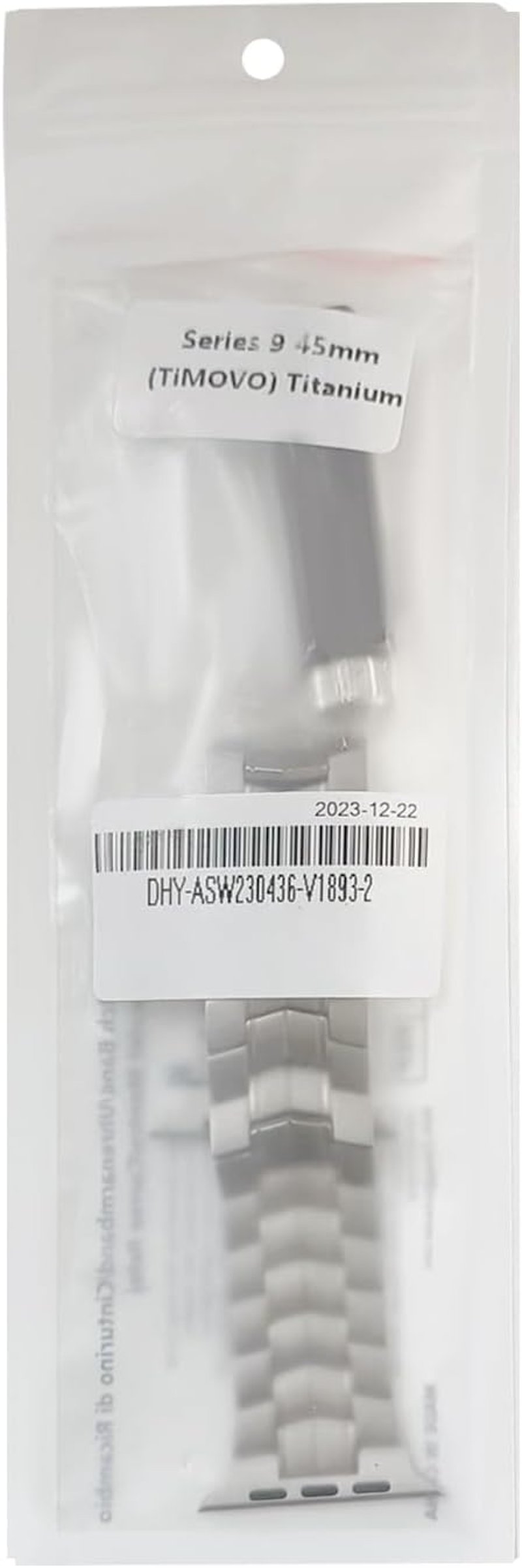 TiMOVO Titán Szíj Apple Watch 49/45/44/42mm - Levehető Férfi Fémcsat