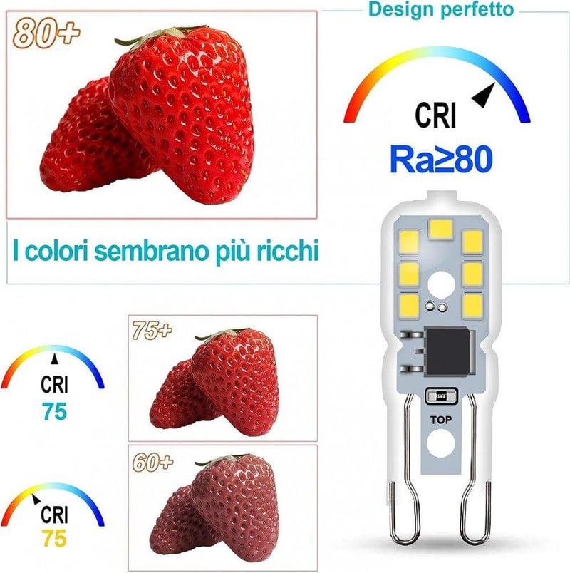 EXTRASTAR G9 LED izzó 2,5W - 20W halogén erejű, energiatakarékos fényforrás