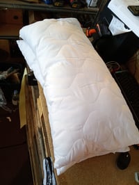 sleepling Comfort 100 vankúš z mikrovlákna 40x80 cm, 2 ks, biely, vhodný pre alergikov, mäkká výplň 3