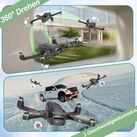 Tolatoyus TL16 Összecsukható Drón 1080P HD Kamerával - Kefe Nélküli Motor, FPV Élő Közvetítés, Optikai Érzékelő, 3D Flip Funkció, Alkalmazás 3