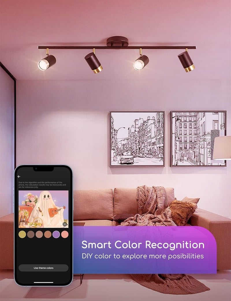 Aigostar Alexa GU10 okos LED izzó, RGBCW, Alexa/Google kompatibilis, 6 db