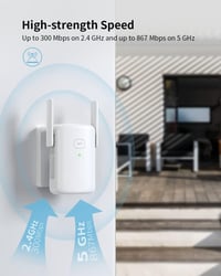 TP-Link 1200 Mbps-os Dual Band WiFi Jelerősítő, Fehér 6
