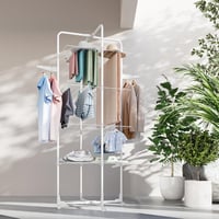 Innotic Összecsukható Ruhaszárító Torony Kerekekkel - 4 Szintes, Nagy Kapacitású, Helytakarékos Szárítóállvány Erkélyre, Beltérre, Kültérre, 8