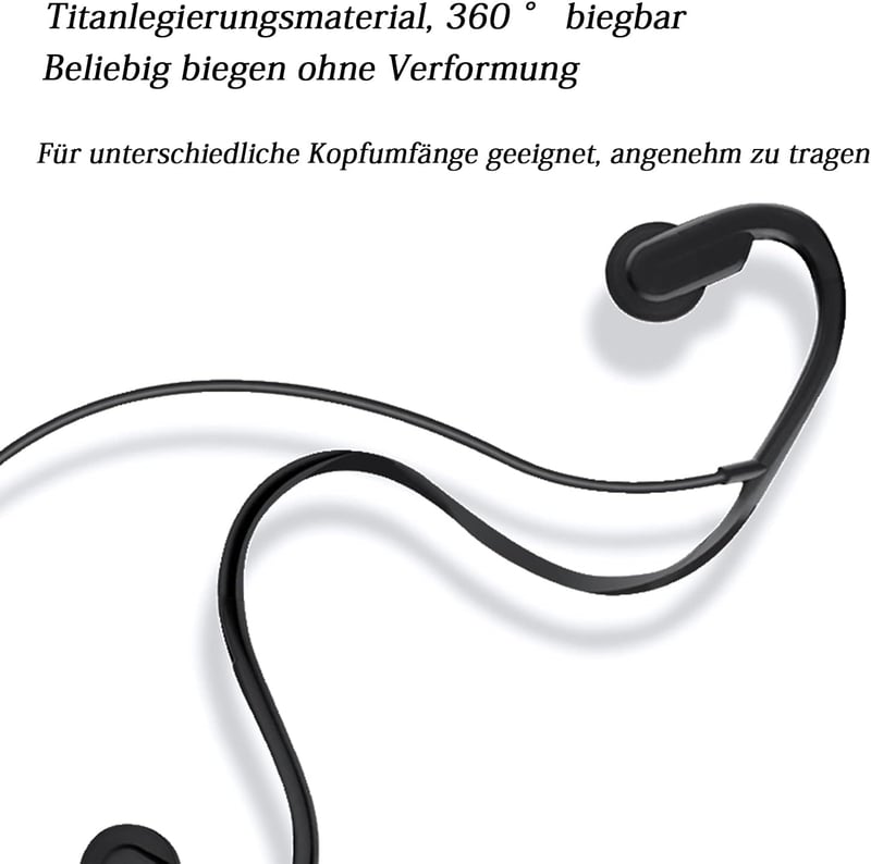 Sumeber vezetékes csontvezető sport fülhallgató, vízálló, mikrofonos, USB-C