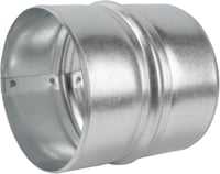 Vent Systems Galvanizált Acél Csőcsatlakozó 100mm Kerek Szellőzőcső Toldó - Fém Tömlőkapcsoló Szellőztető Rendszerekhez 2