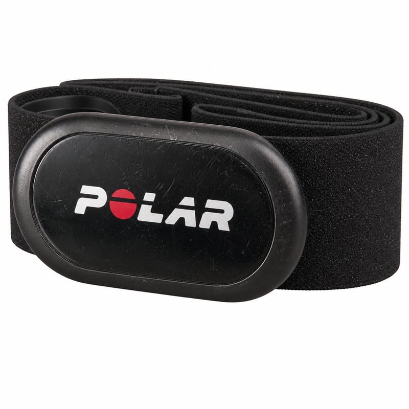 Snímač srdcovej frekvencie Polar H10 s hrudným pásom, Bluetooth a ANT+, čierny, M-XXL — Chýba všetko príslušenstvo (stav: pozri 2. obrázok)