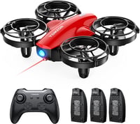 Tomzon Mini Drón Gyerekeknek - 24 Perces Repülési Idő, 360° Védelem, Távirányítós Quadcopter 1